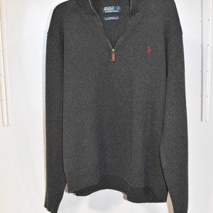 Gray Ralph Lauren Polo Sweater